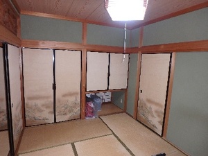 南足柄市 リビング他内装リフォームビフォー写真