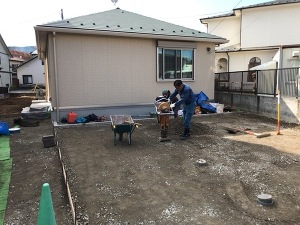 南足柄市 外構リフォームビフォー写真