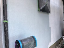外壁の下塗り